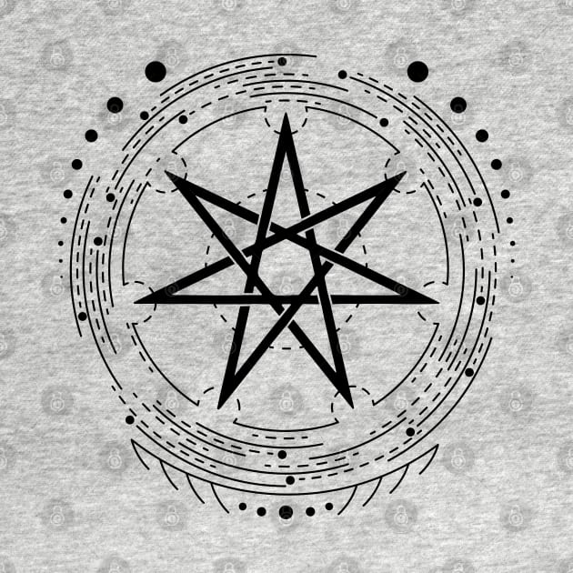 Faery Star | Setogram | Pagan Symbol by CelestialStudio